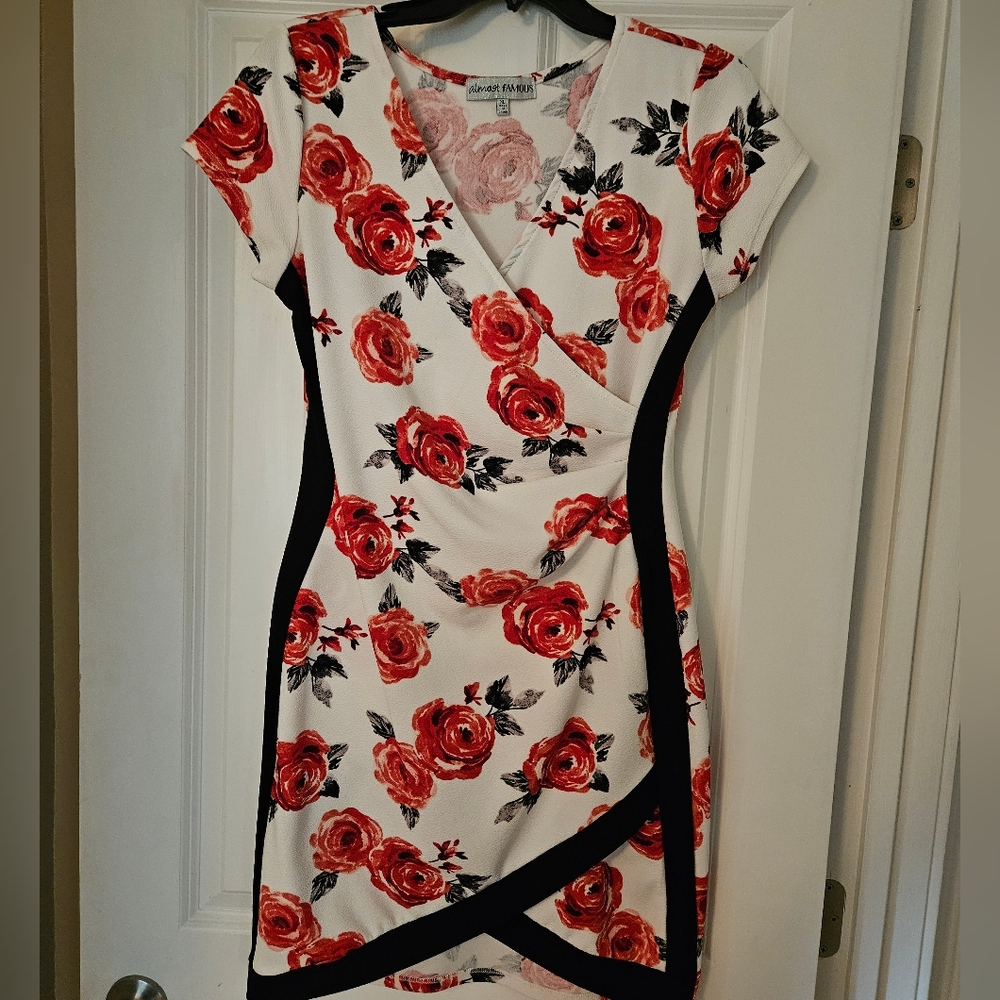 Floral Wrap dress